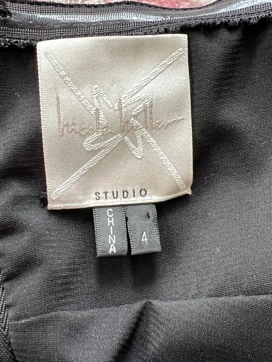 Nicole Miller Geometric Strapless Dress - Picture 6 of 10